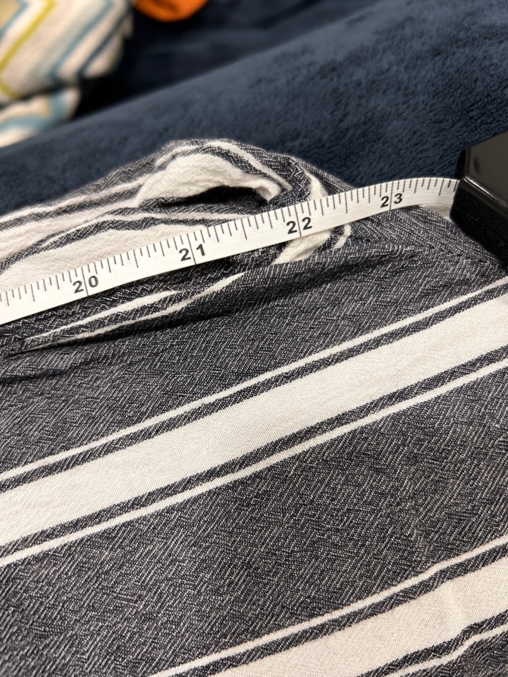 Free People All Weekend Long Striped Palazzo Pants - Grey/White, Festival Boho - Picture 6 of 7